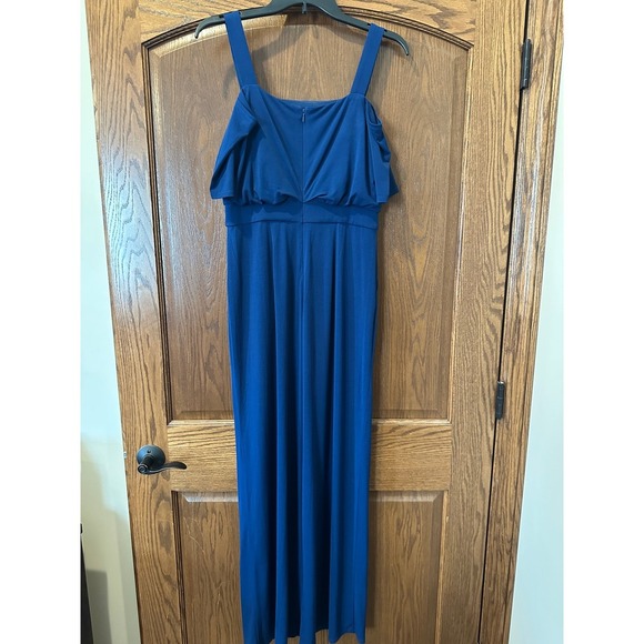 Vince Camuto Off Shoulder Blue Jumpsuit Ladies Wide Leg Elegant  Romper - Picture 4 of 7